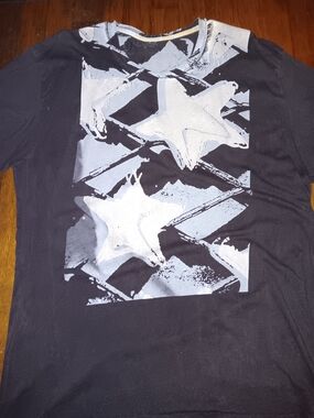 Calvin Klein Jeans Black Graphic Tee with Subtle Print